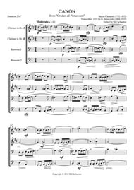 Canon from Gradus Ad Parnassum Woodwind Quartet cover Thumbnail
